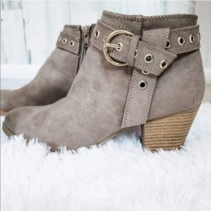 Suede Booties